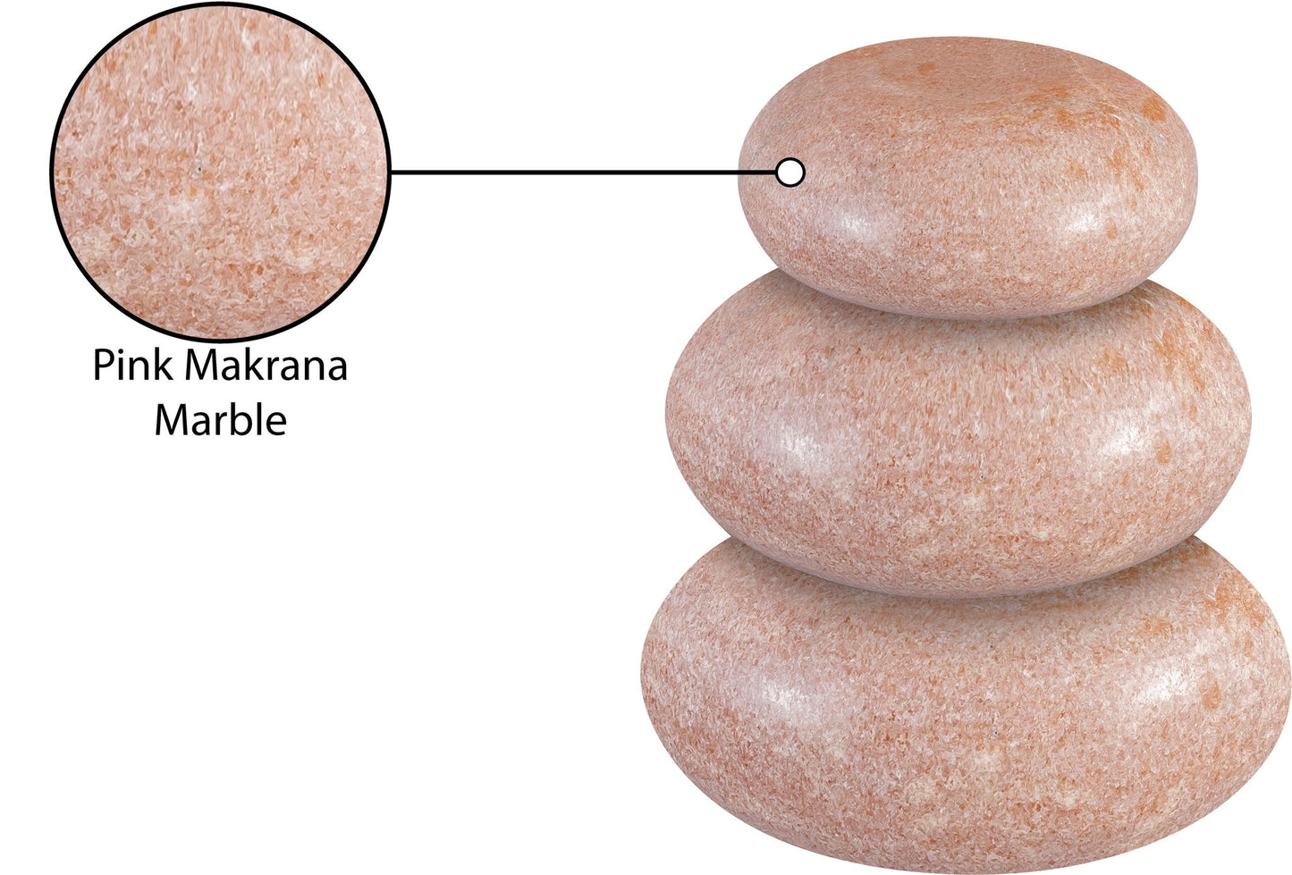 Pumpkin - 3 Piece Marble Decorative Object