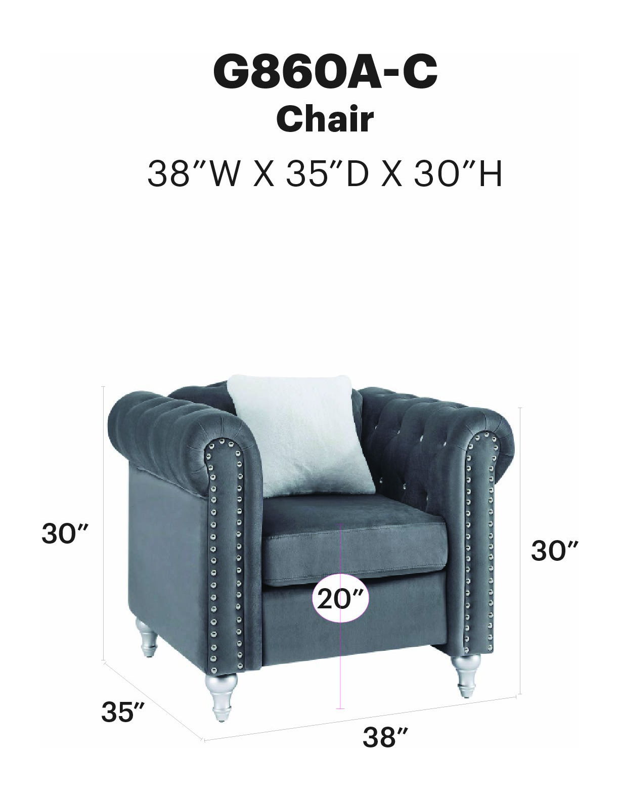 Glory Furniture - Raisa - Chair