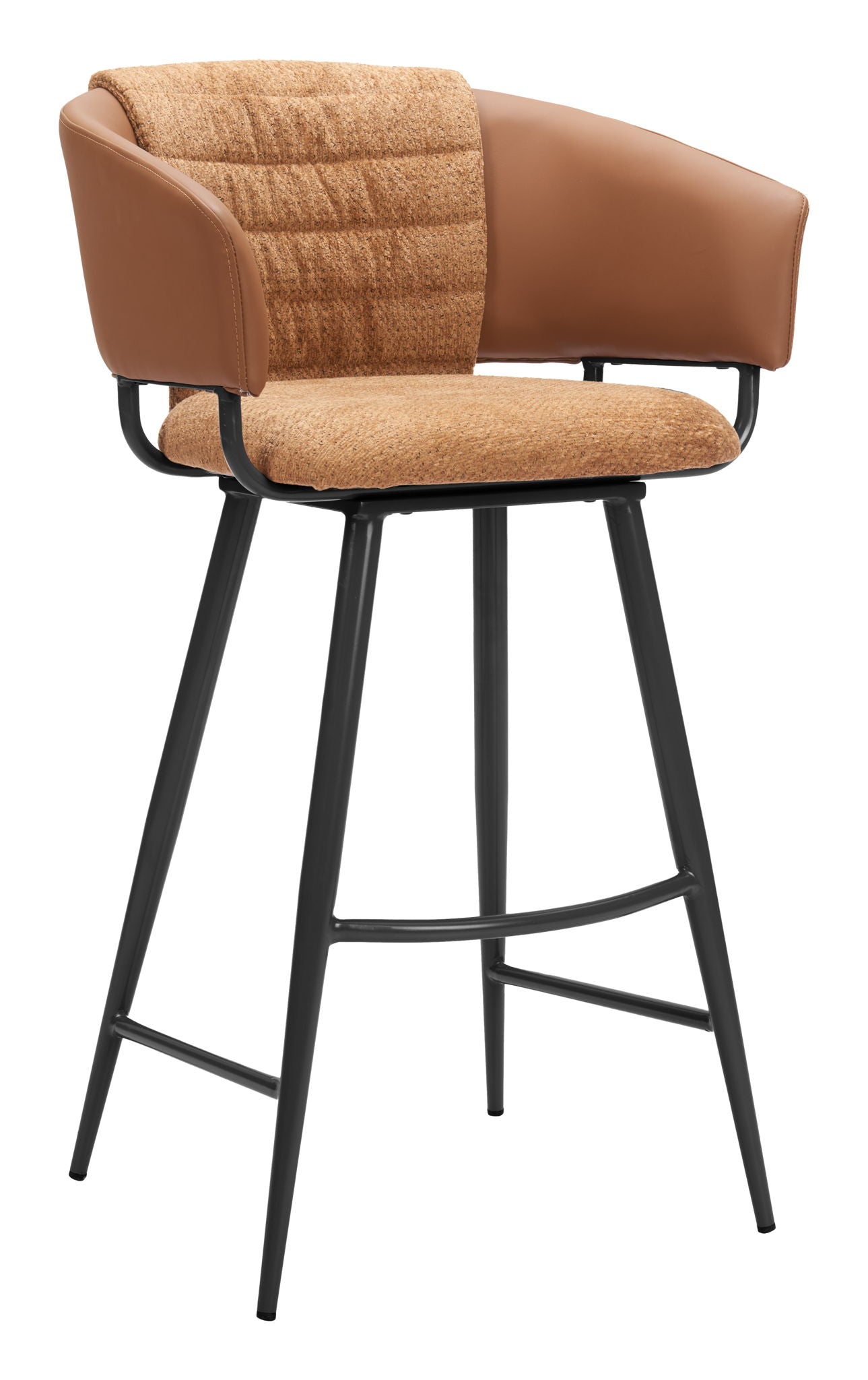 Juno - Barstool (Set of 2) - Brown