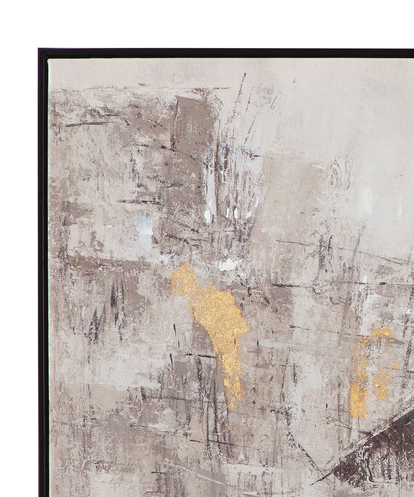 About Town Framed Canvas - Gray