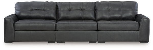 Brindley Pier - 3-Piece Sectional Sofa - Fog