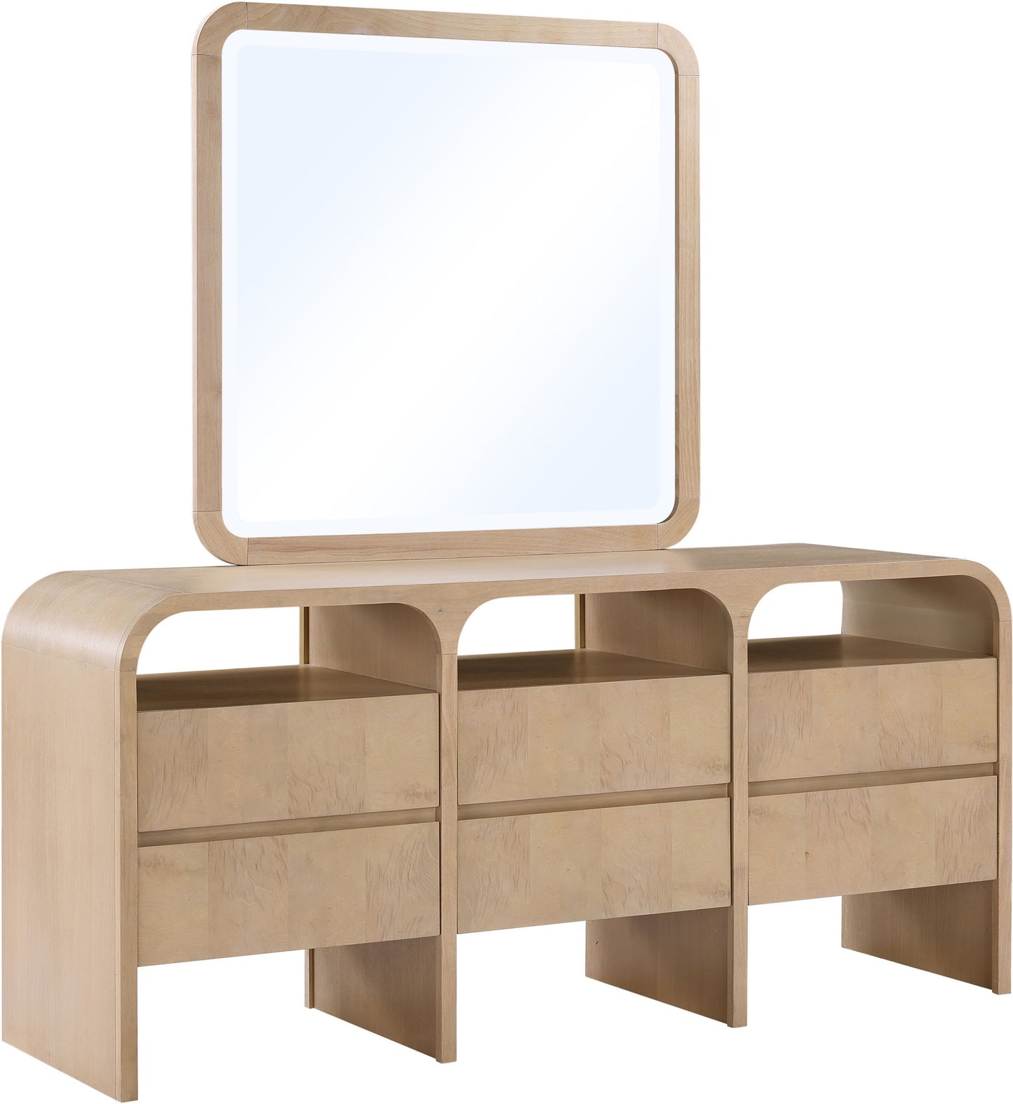 Giada - Solid Wood And Veneer Mirror