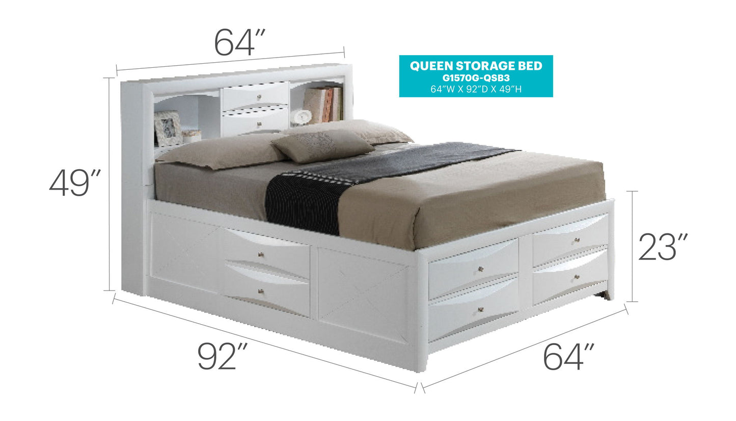 Glory Furniture - Marilla - Storage Bed