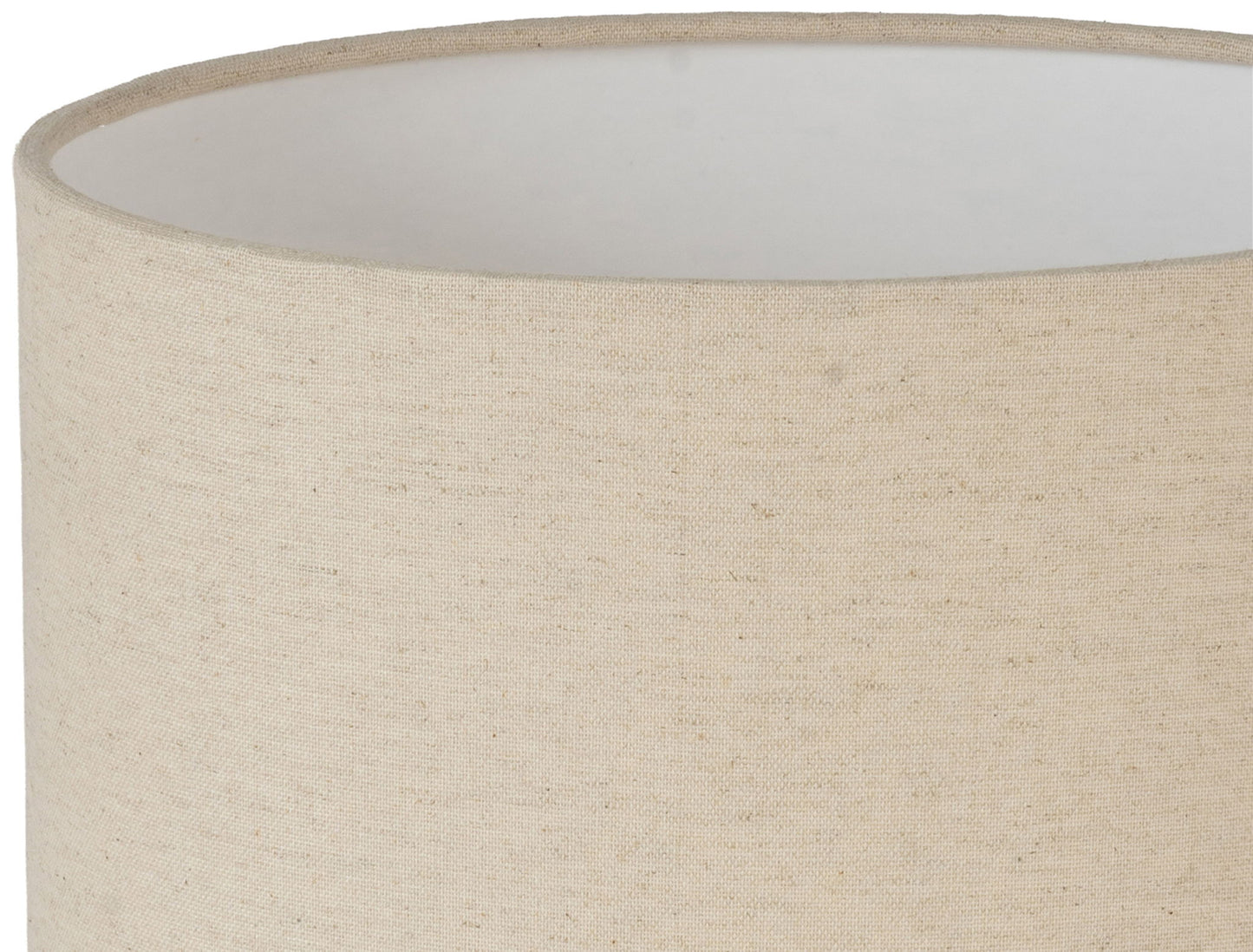 Lithos - Genuine Marble Base And Linen Textured Fabric Shade Table Lamp