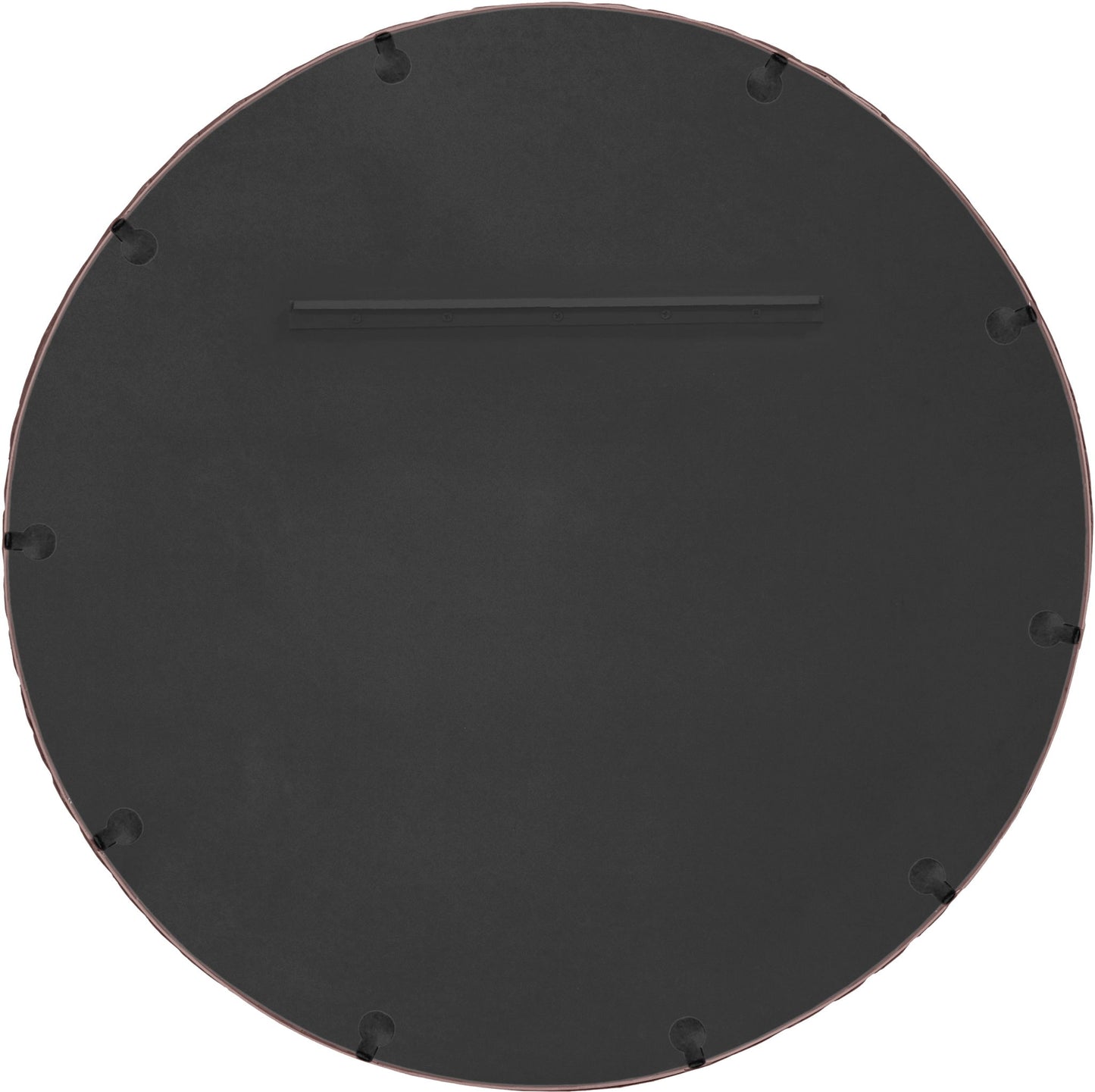 Hammer - Round Iron Mirror