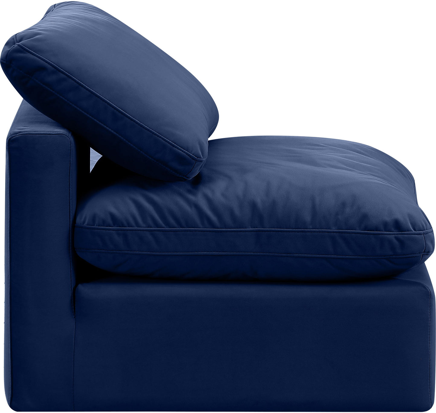 Indulge - Velvet Armless Chair