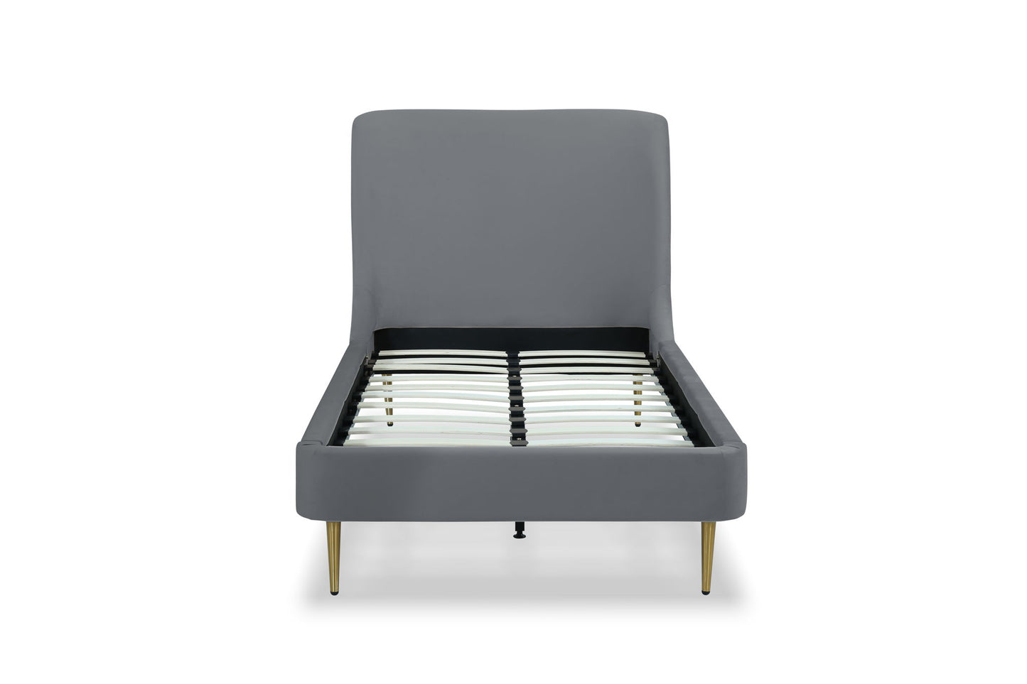 Manhattan Heather - Bed With Gold Legs