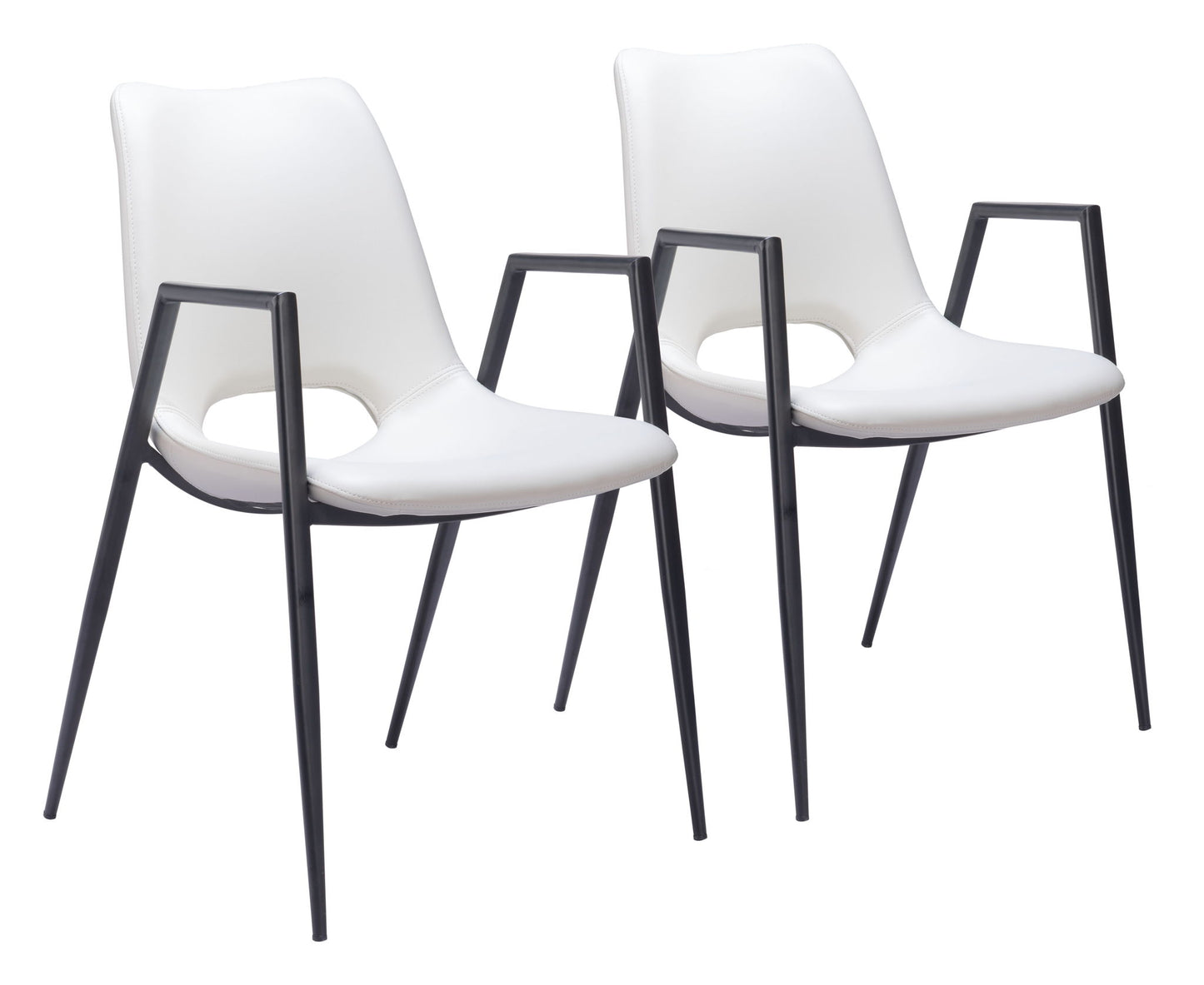 Desi - Dining Chair With Black Legs (Set of 2)