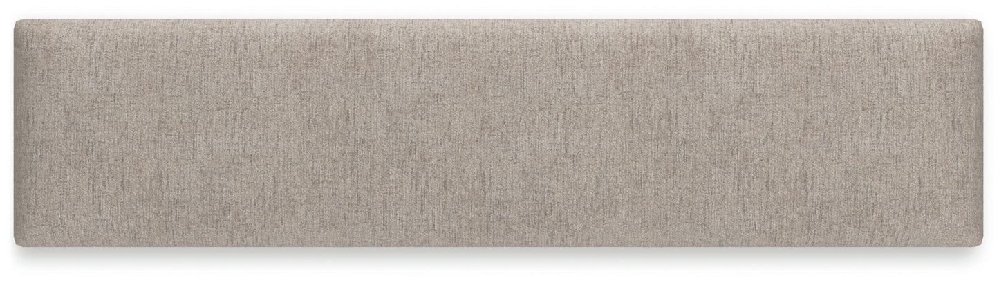 Havonplane - XL Counter Height Upholstered Dining Bench - Brown