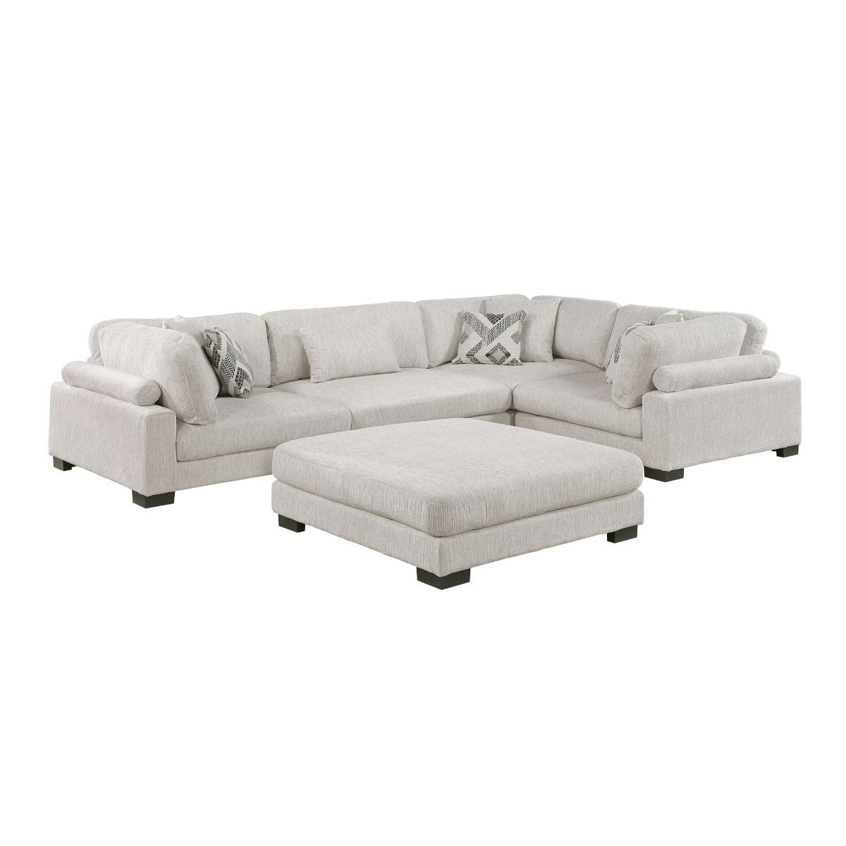 Tinley 5-Piece Modular Sectional with Ottoman