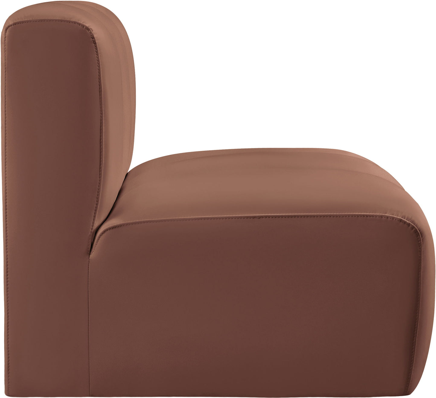 Arc - Faux Leather Straight Chair
