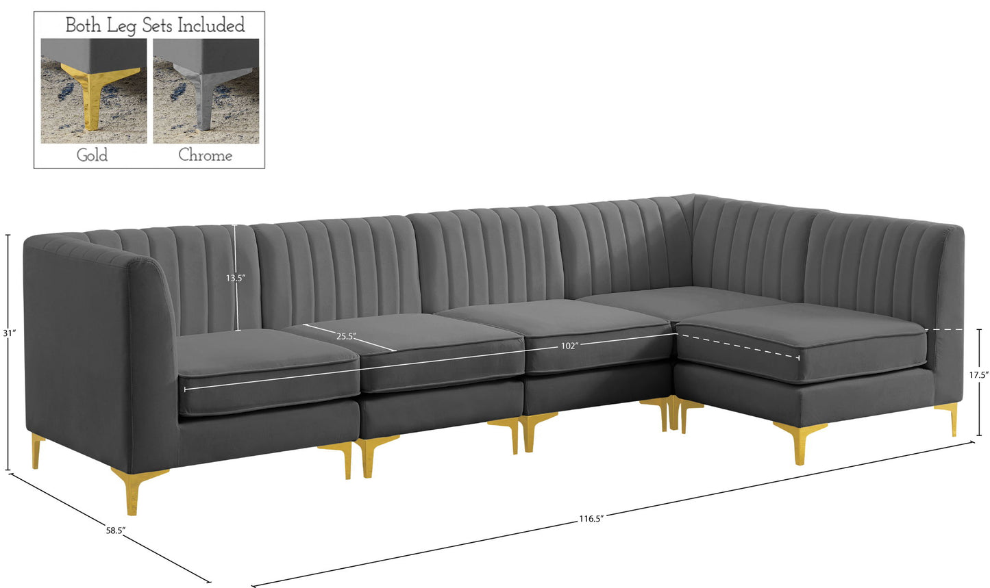 Alina - 5 Piece Modular Sectional