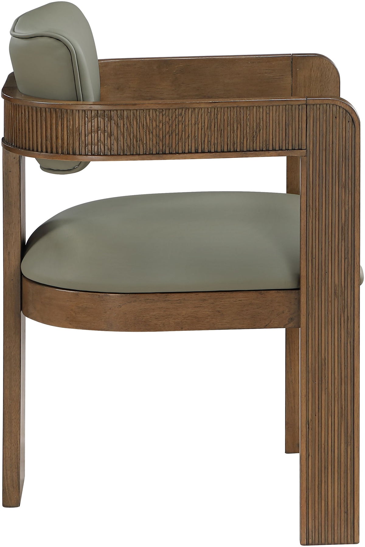 Sacha - Vegan Leather Upholstered Dining Chair With Brown Base (Set of 2)