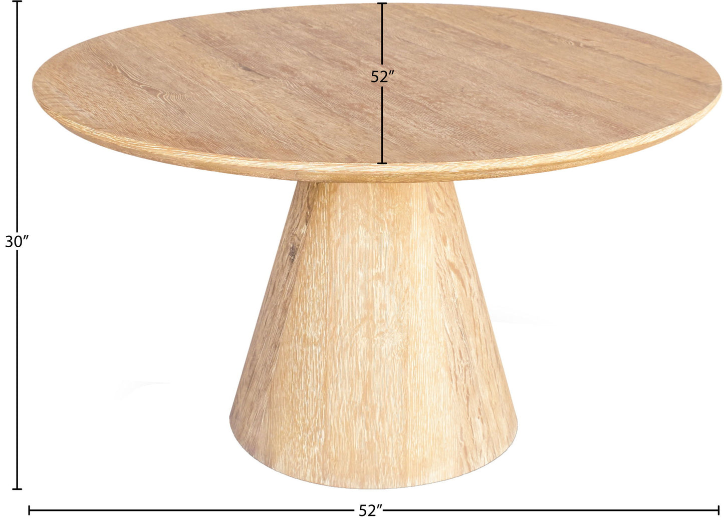 Linette - Dining Table - White Oak
