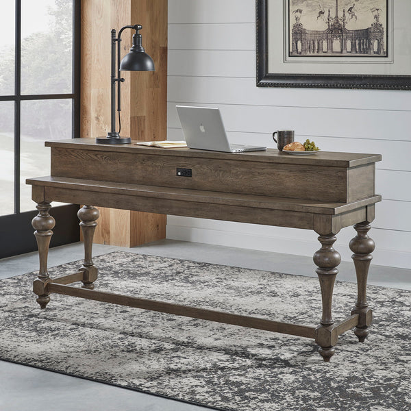 Americana Farmhouse - Console Bar Table - Dusty Taupe