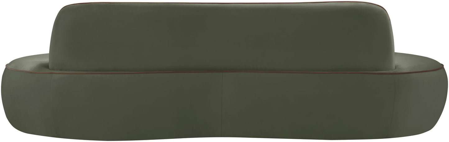 Swerve - Velvet 101" Upholstered Sofa