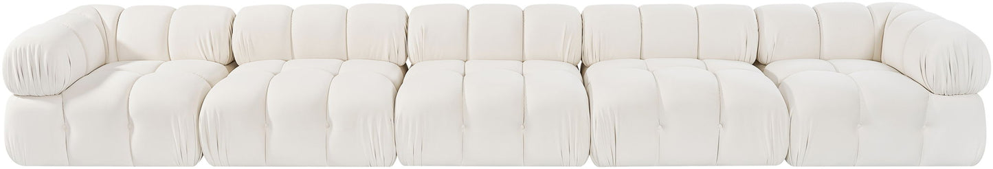 Orin - Fabric Velvet 5 Piece Modular Sofa