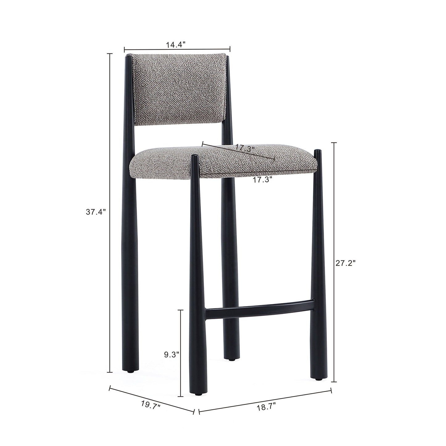 Manhattan Lennor - Counter Stool