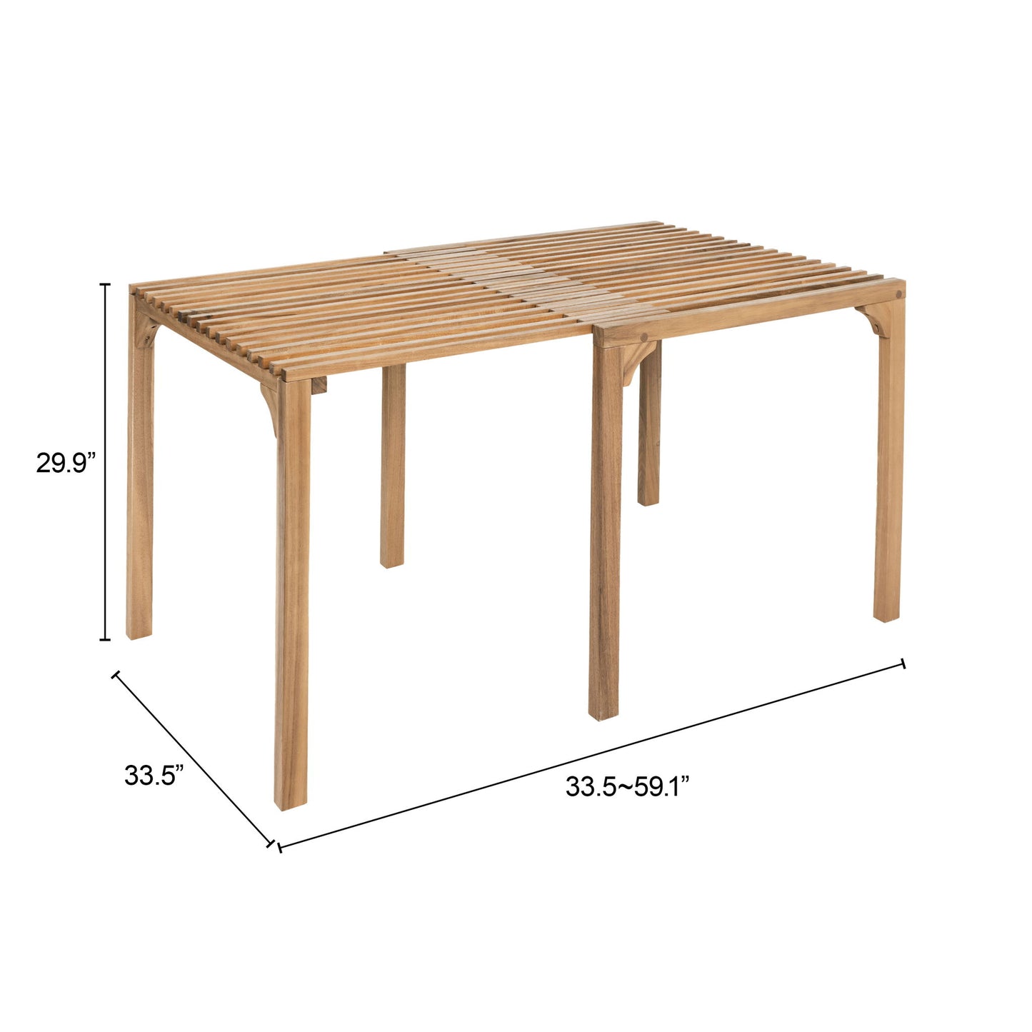 Riviera - Extendable Dining Table - Natural