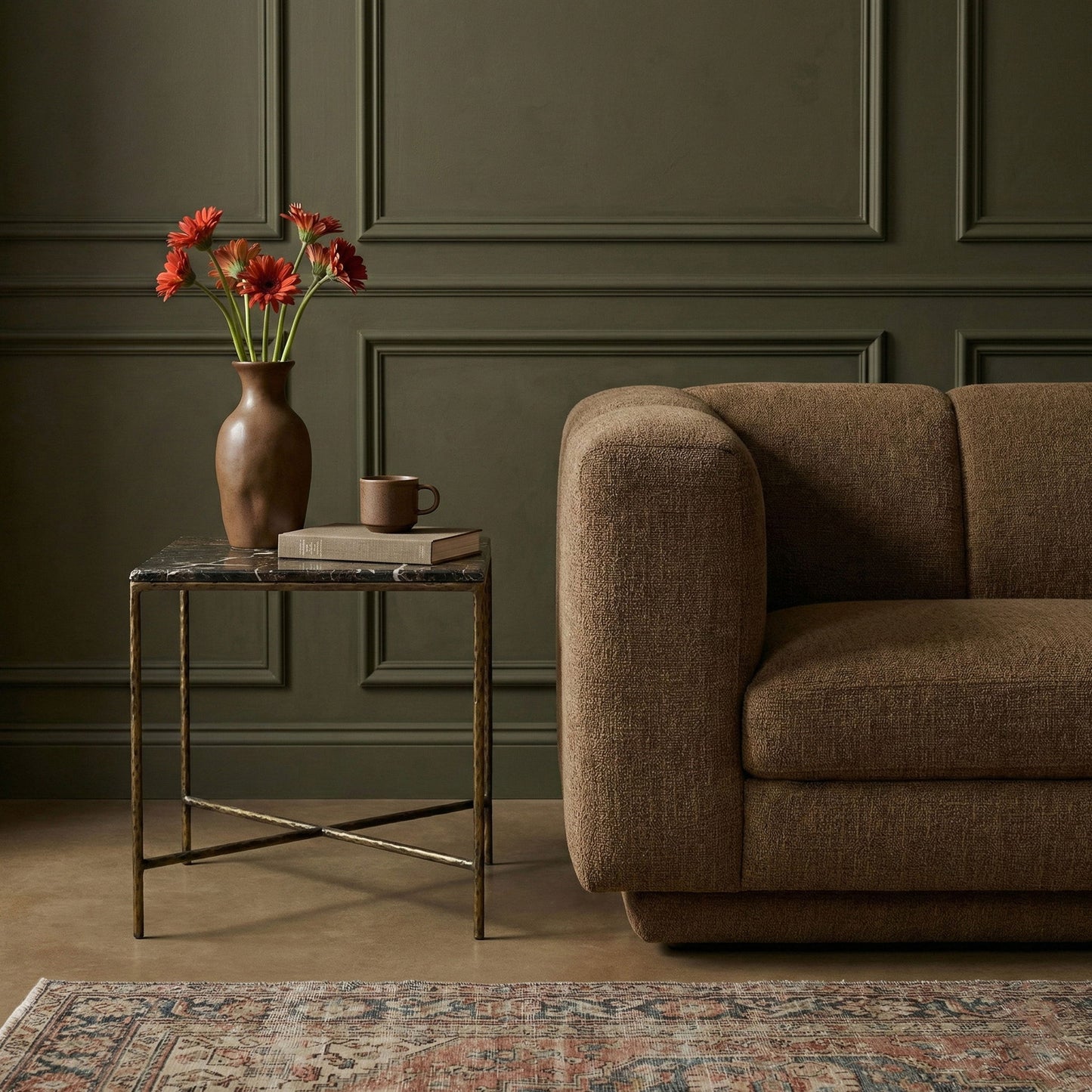 Valen - Marble And Iron Table