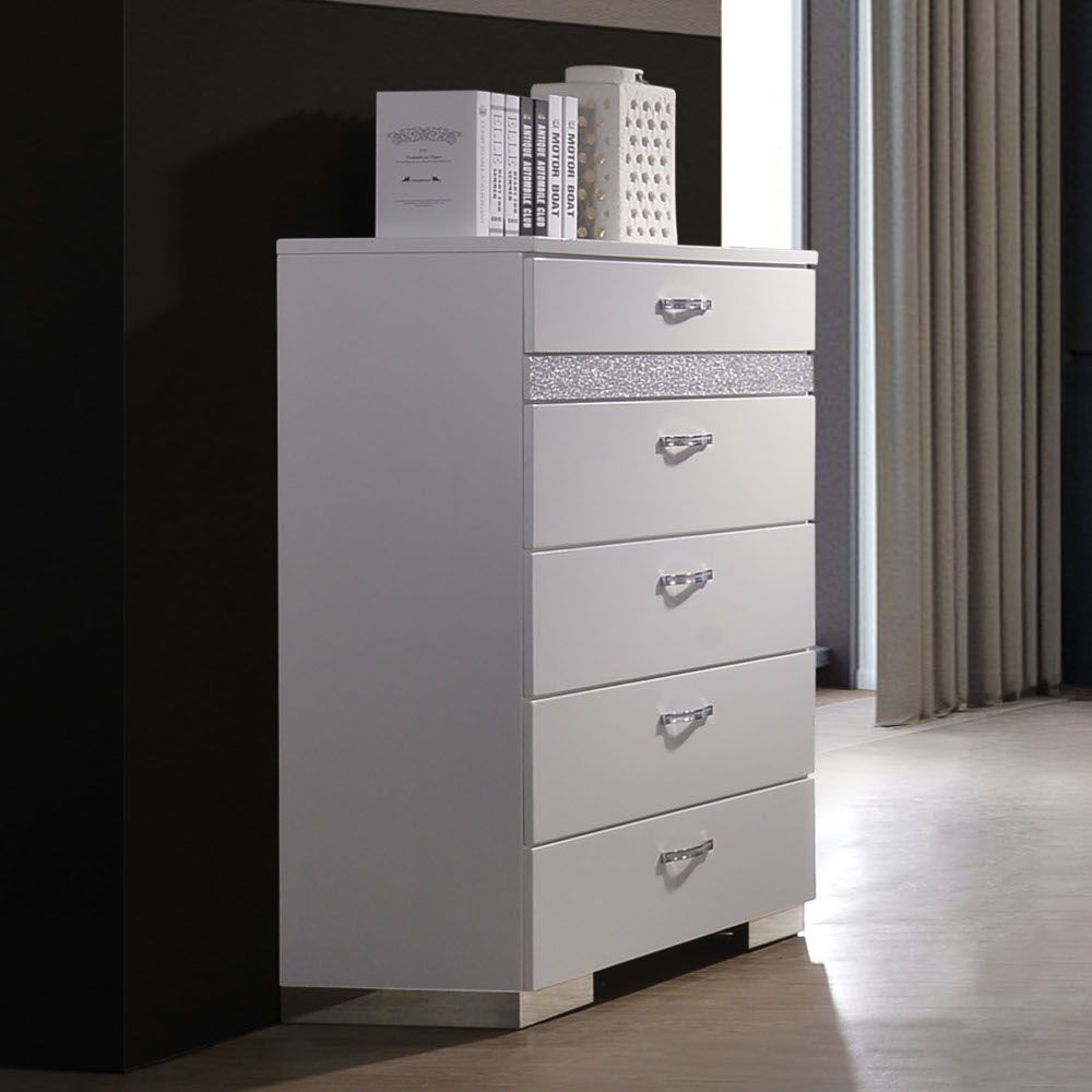 Naima II - Chest - White High Gloss