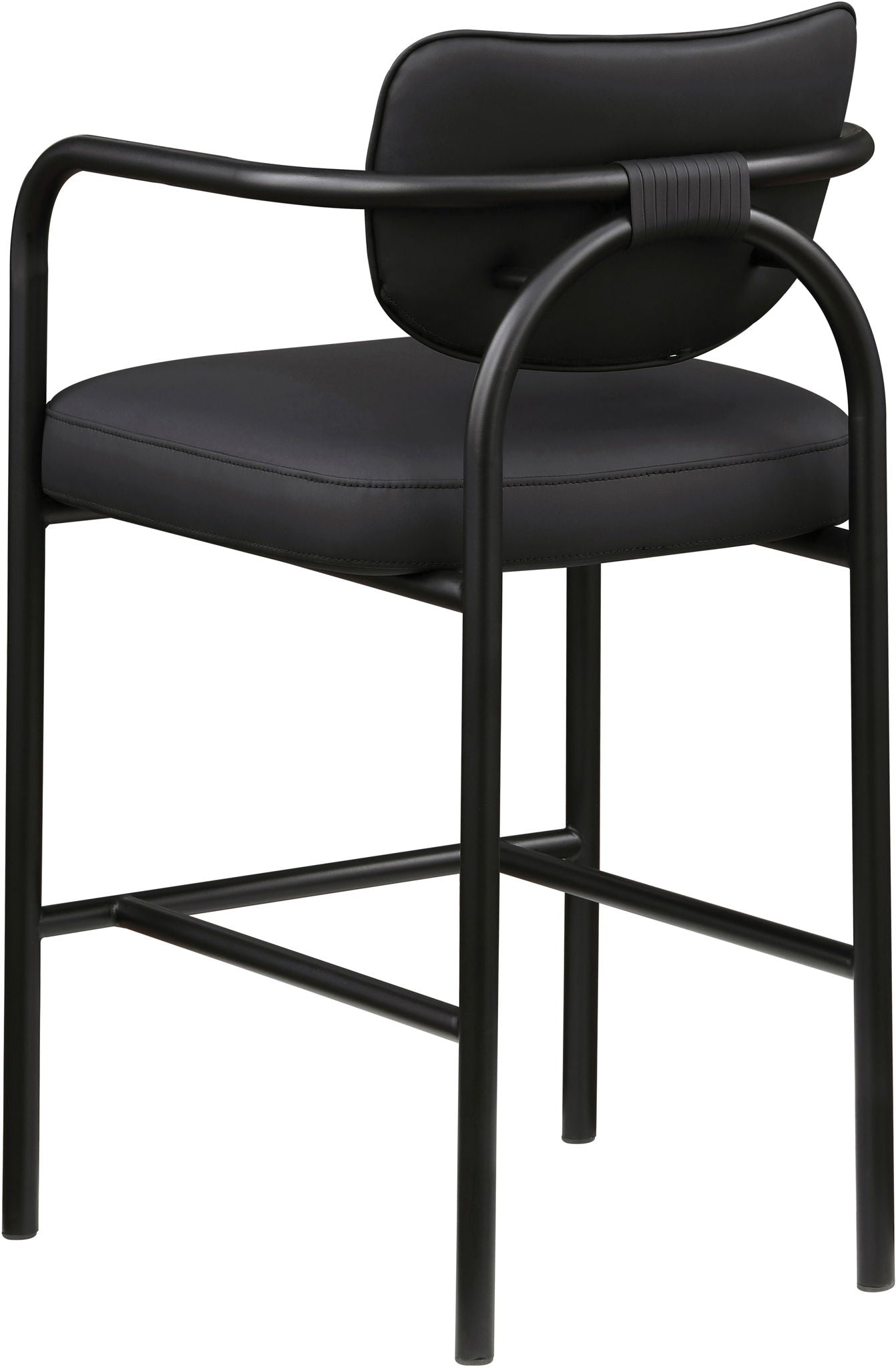 Serava - Vegan Leather Upholstered Bar Stool