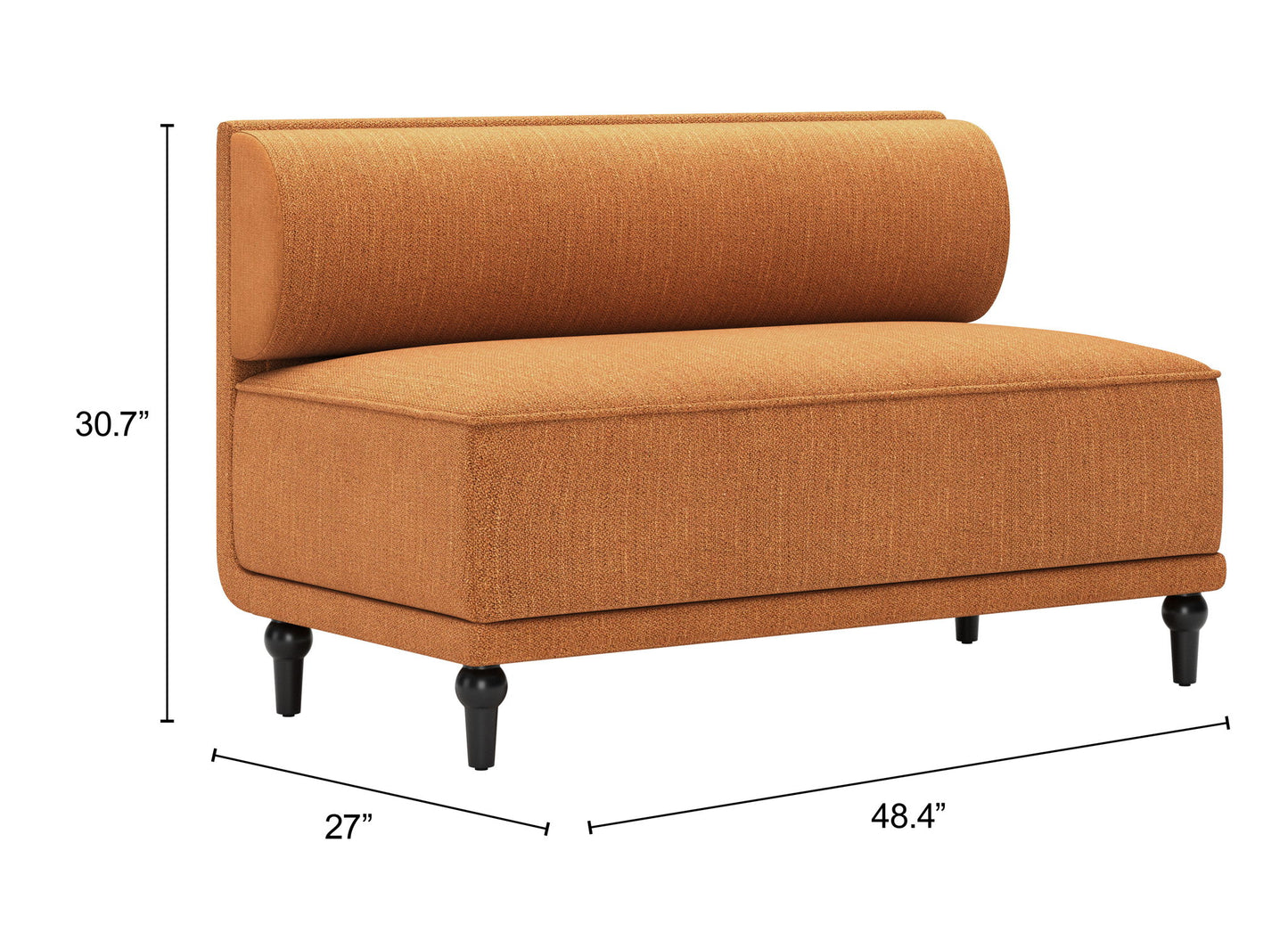 Malben - Loveseat - Brown