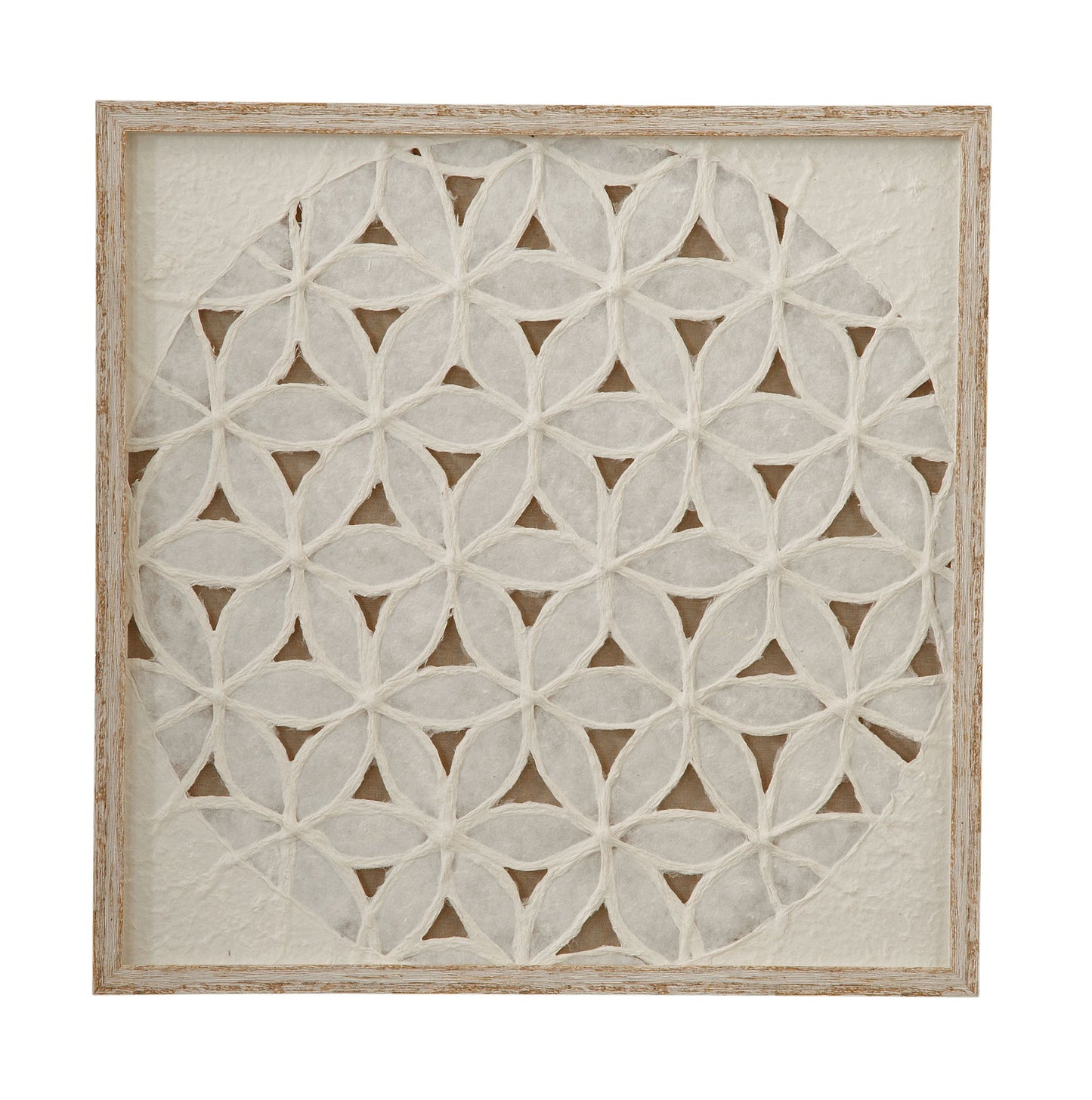 Lamberts Bay Wall Art - White / Light Brown