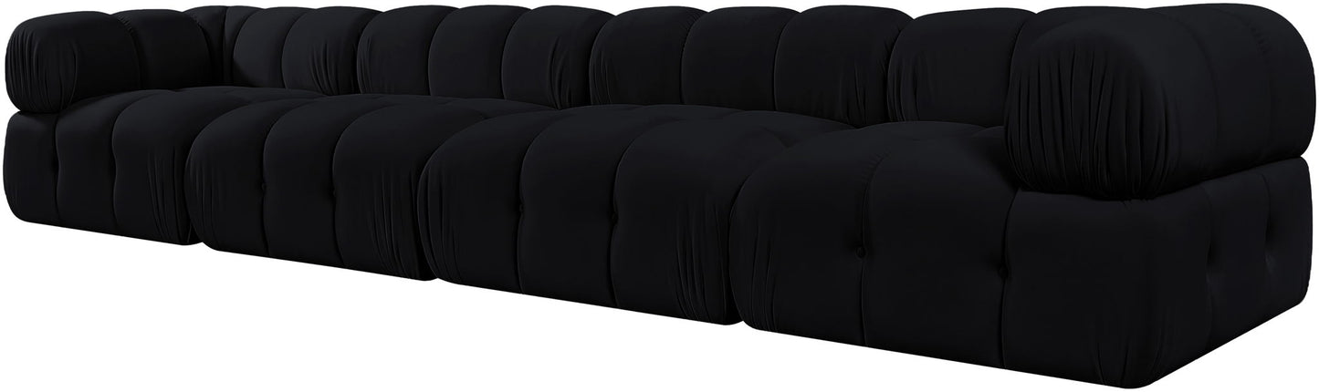 Orin - Fabric Velvet 4 Piece Modular Sofa