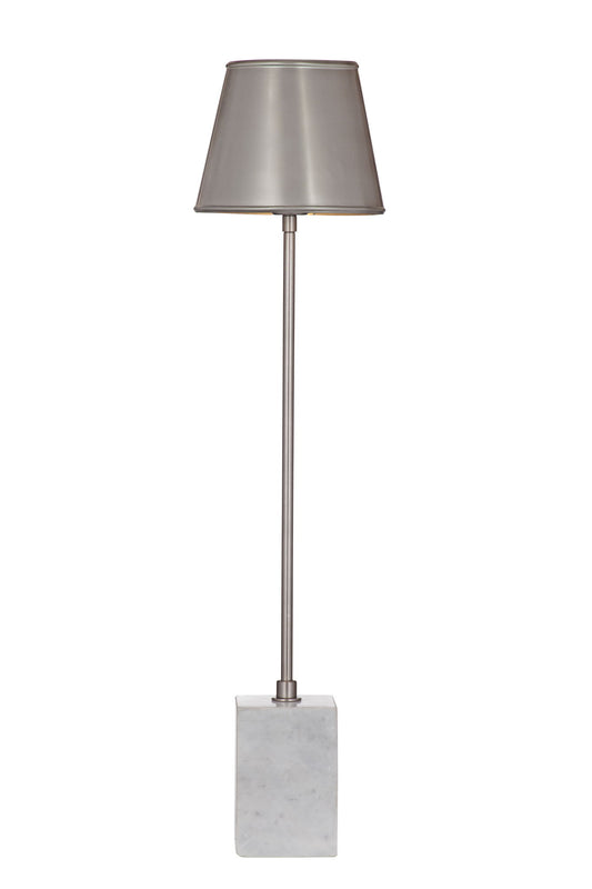 Silver - Table Lamp - White