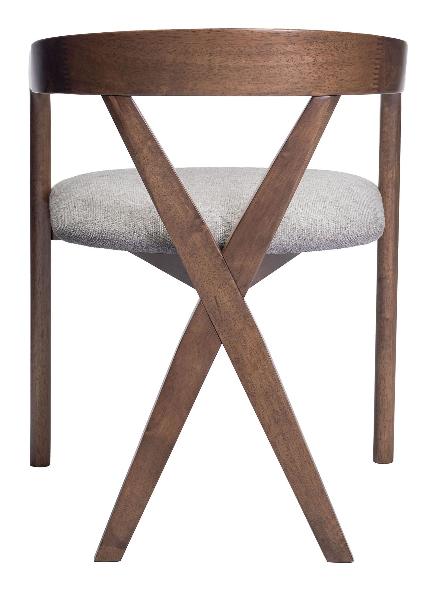 Cairo - Dining Chair - Dove Gray / Walnut