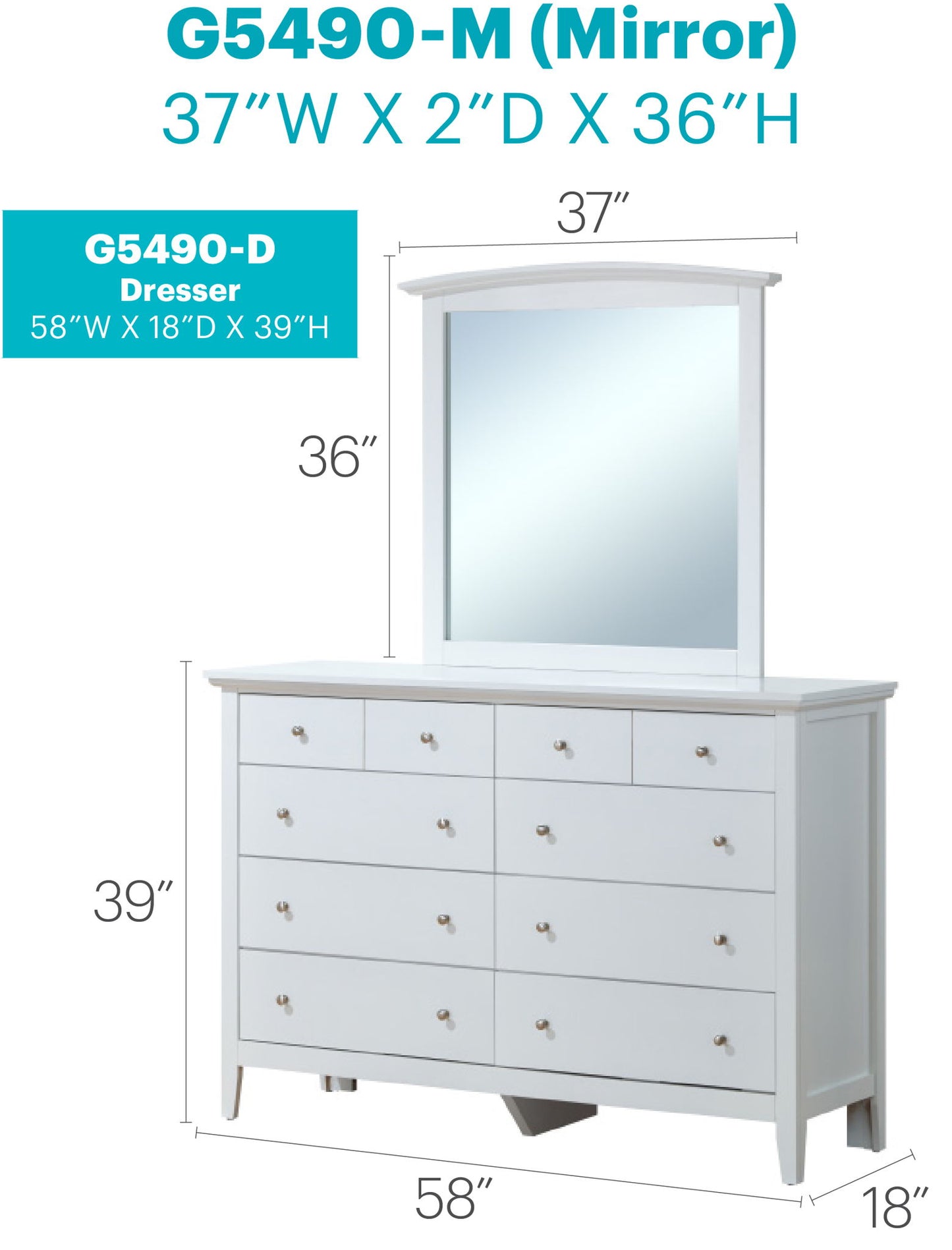 Glory Furniture - Hammond - Dresser