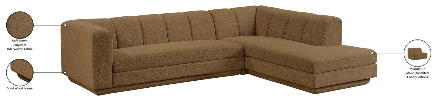 Modari - Sectional - Brown