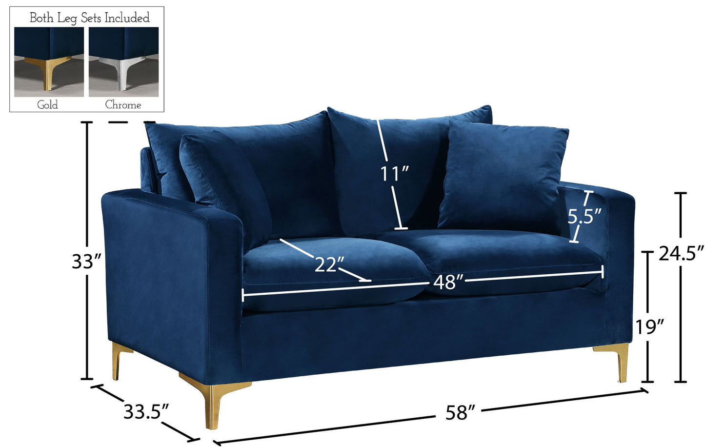 Naomi - Loveseat