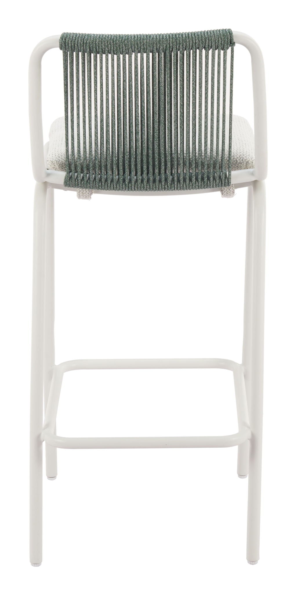 Luft - Outdoor Barstool (Set of 2) - White / Green
