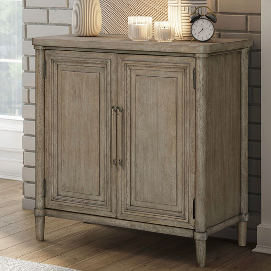 Rochelle Park - Bedside Chest With Charging Station - Smokey Taupe