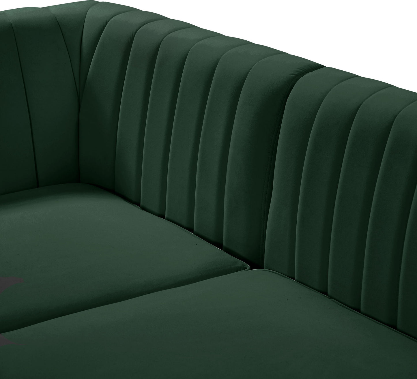 Alina - 8 Piece Velvet Modular Sectional