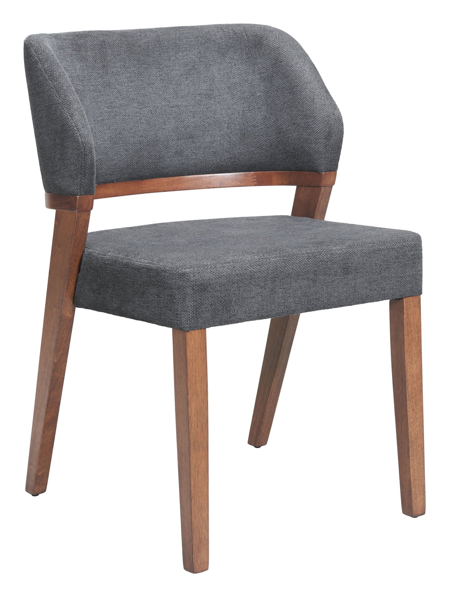 Sunobu - Dining Chair (Set of 2) - Azure Gray / Walnut