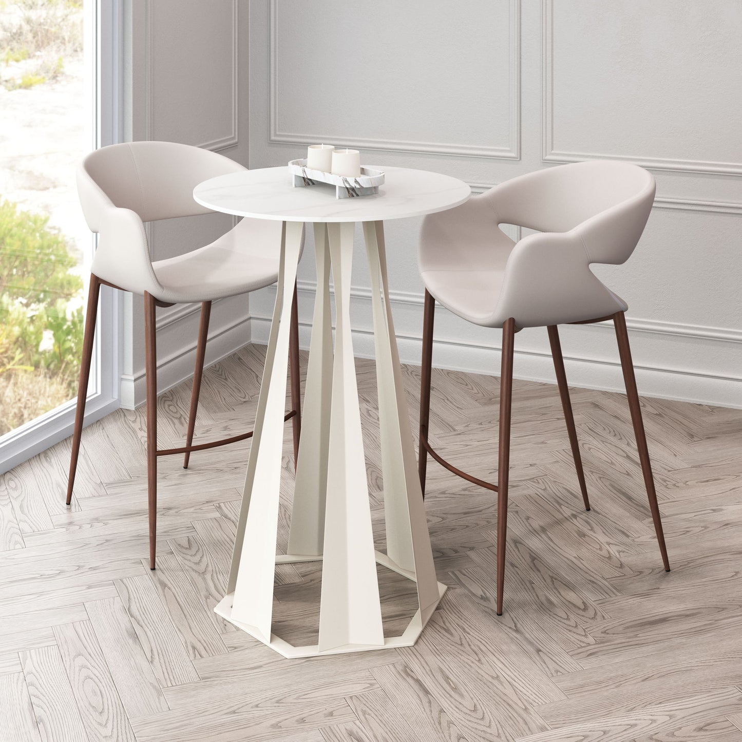 Axis - Bar Table - White