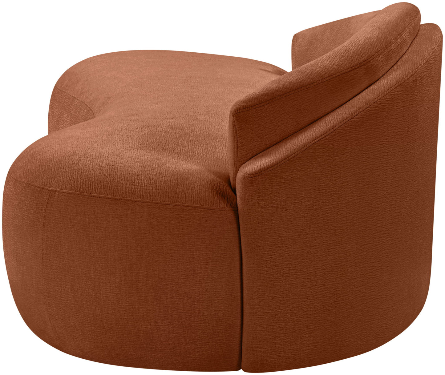 Caspian - Chenille Fabric Upholstered Loveseat