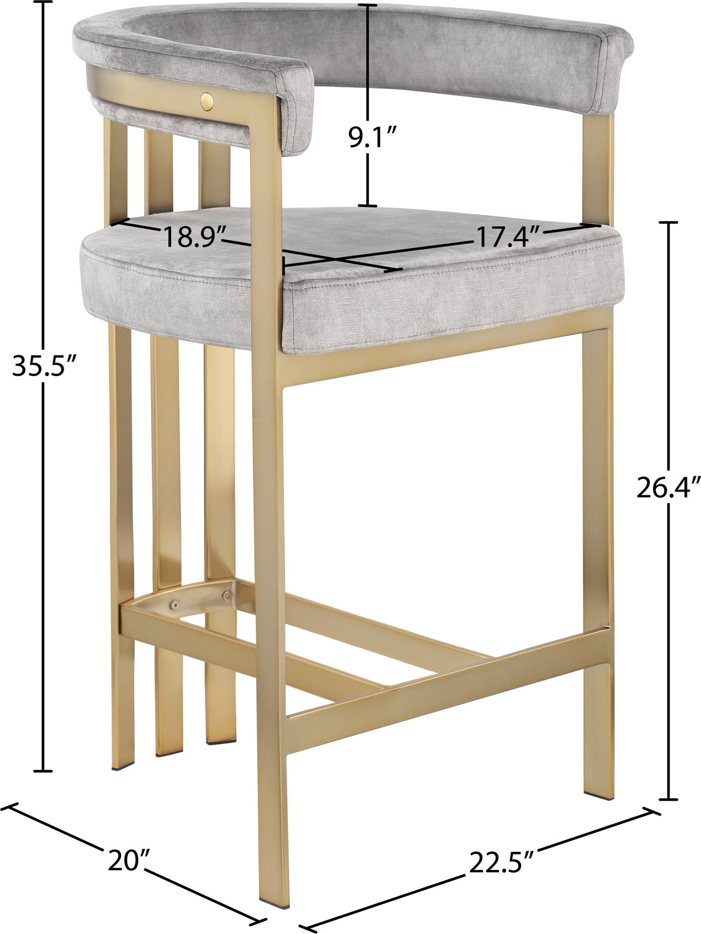 Marcello - Counter Stool