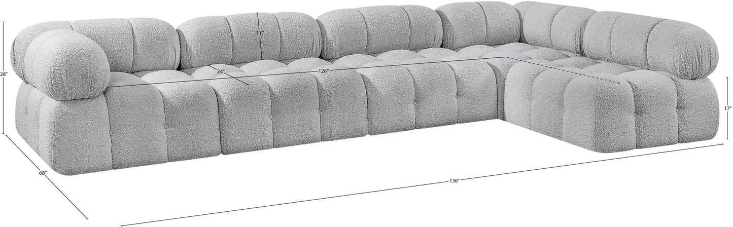 Ames - 5 Piece Modular L-Shaped Sectional