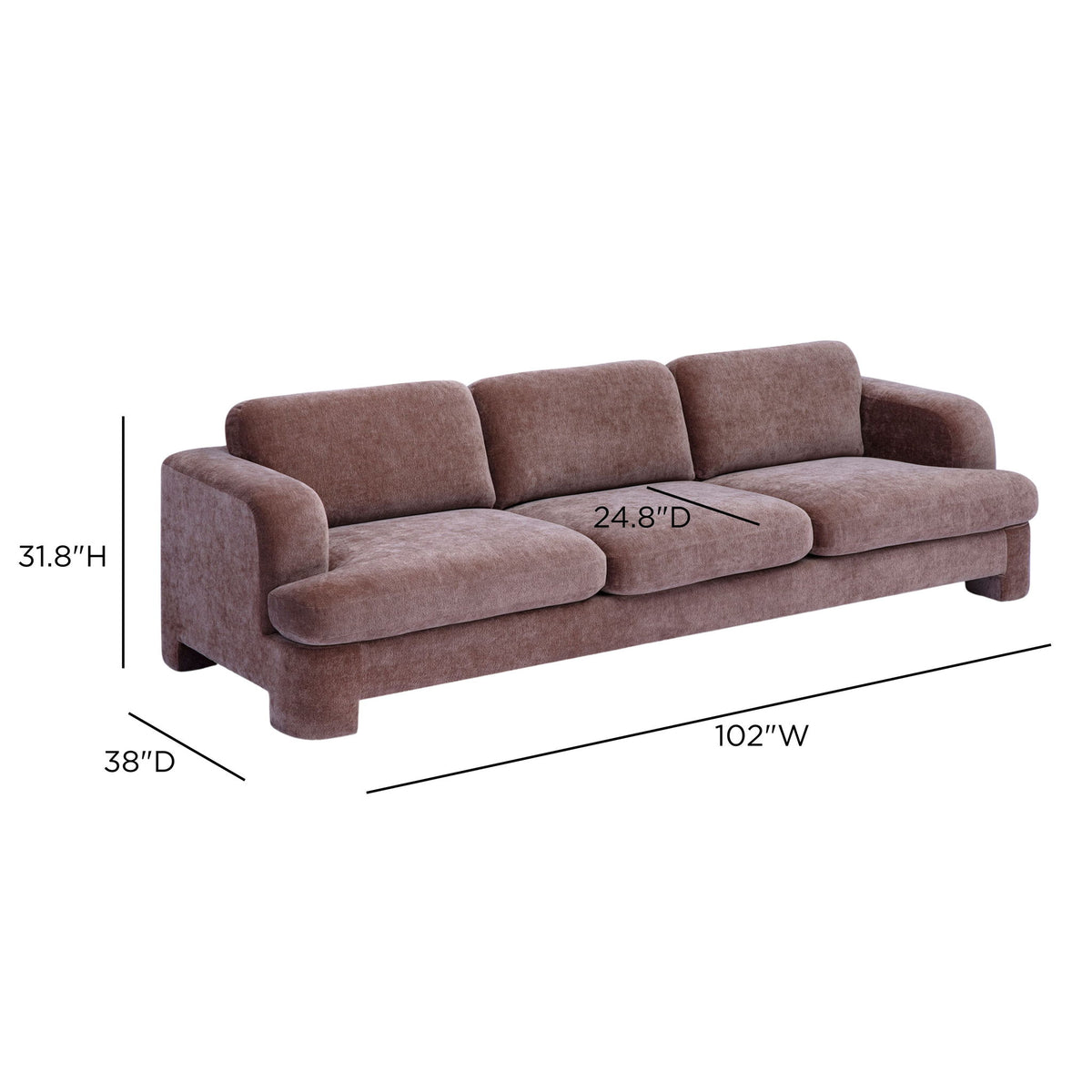Halsey - Textured Fabric Sofa