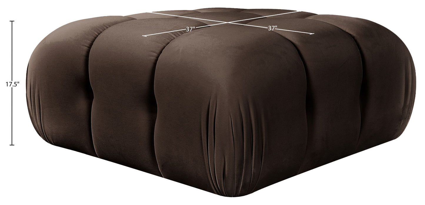 Orin - Velvet Performance Fabric Upholstered Modular Ottoman