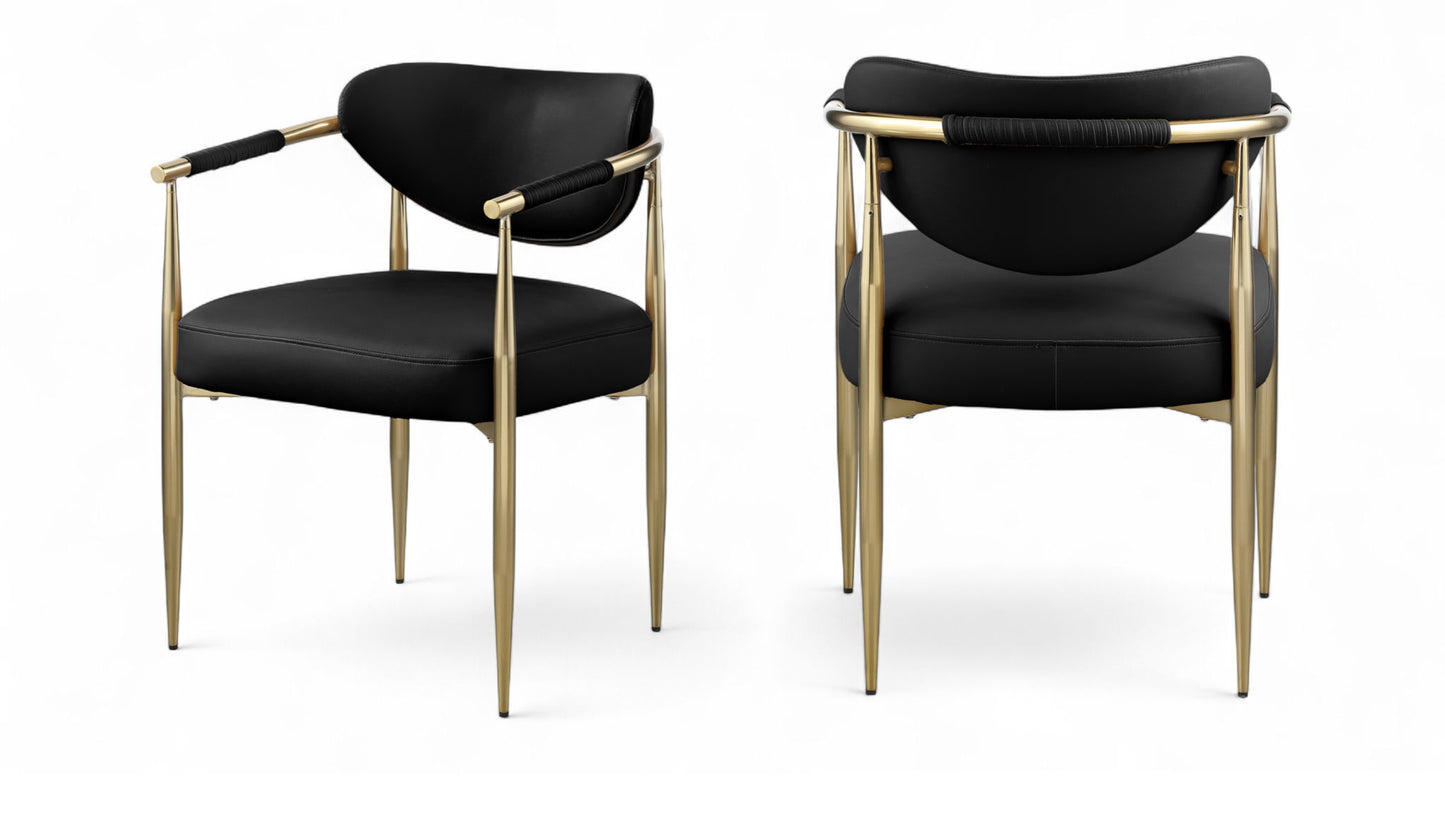 Virella - Faux Leather Upholstered Dining Chair (Set of 2)