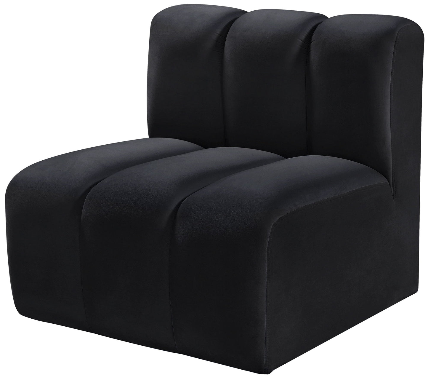 Arc - Velvet Straight Chair