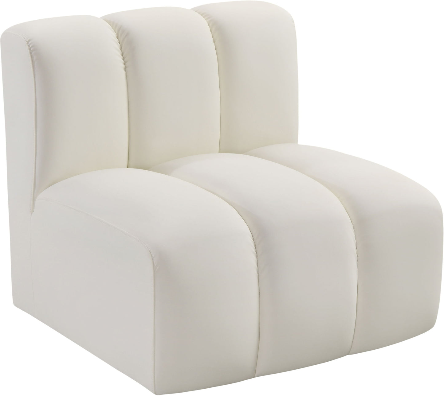 Arc - Faux Leather Straight Chair