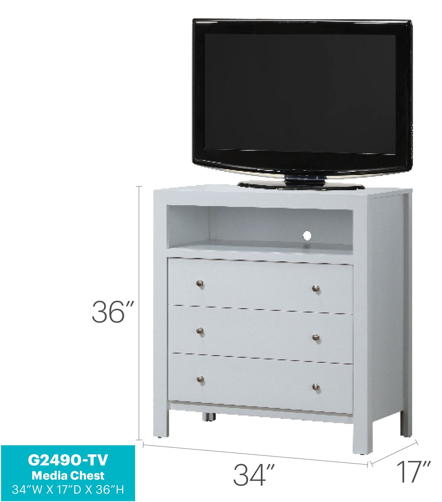 Glory Furniture - Burlington - Media Chest