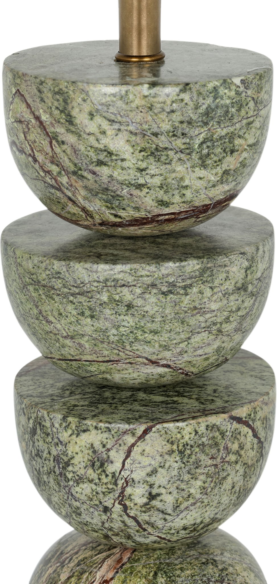 Opus - Linen Textured Fabric And Brass Table Lamp