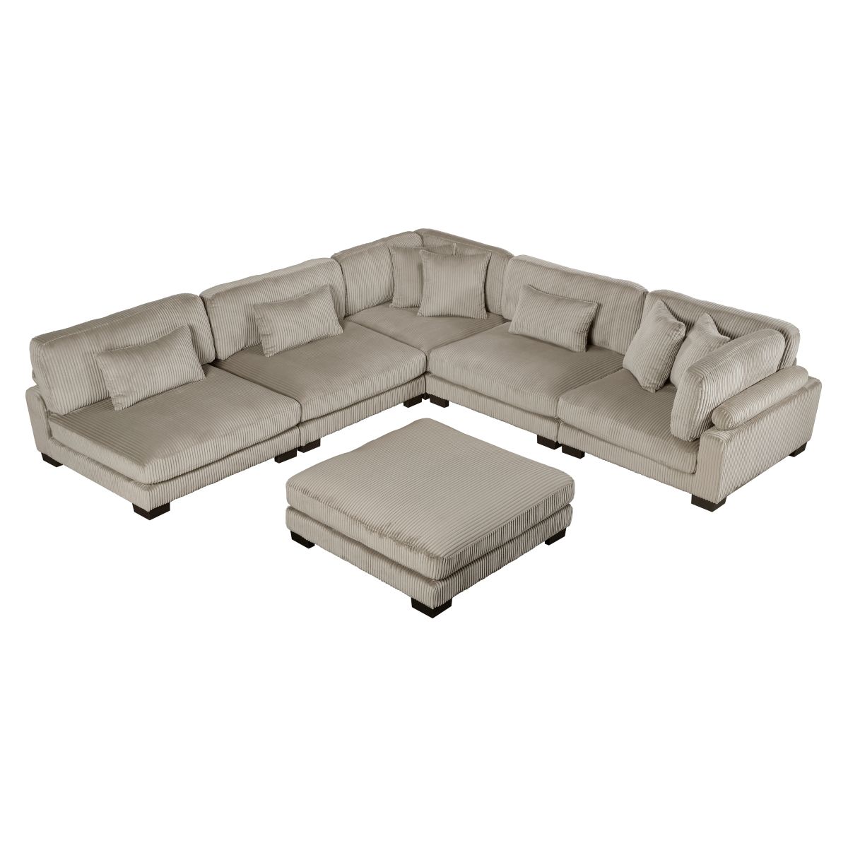 Traverse 6-Piece Modular Sectional with Ottoman